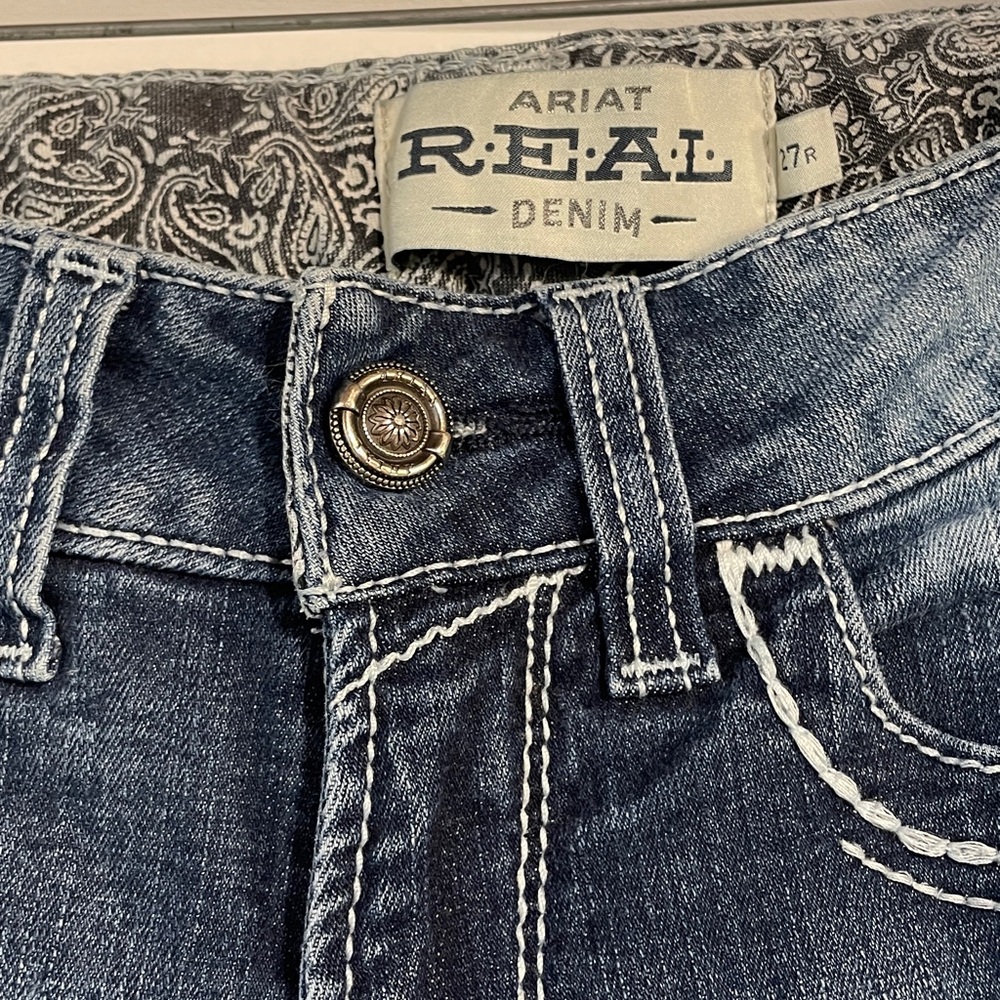 Ariat Women's Boot Cut Jeans - Dark Blue